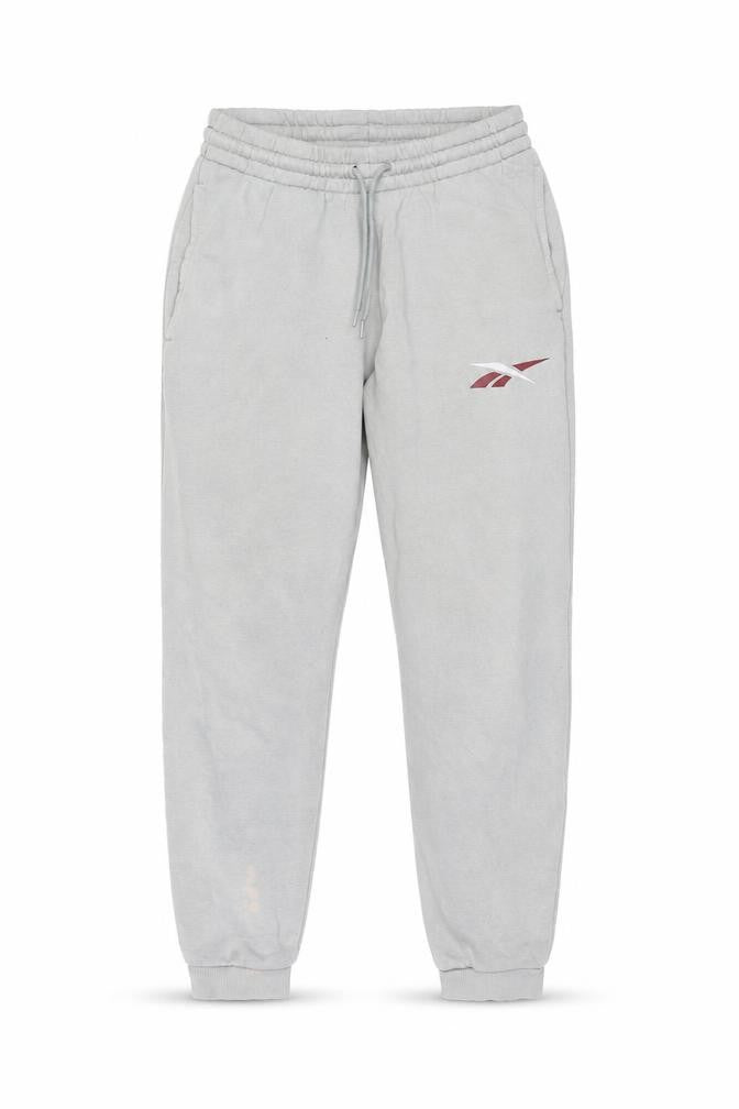 Reebok Women’s Grey Jogger Sweatpants M Regular Fit Cotton Blend