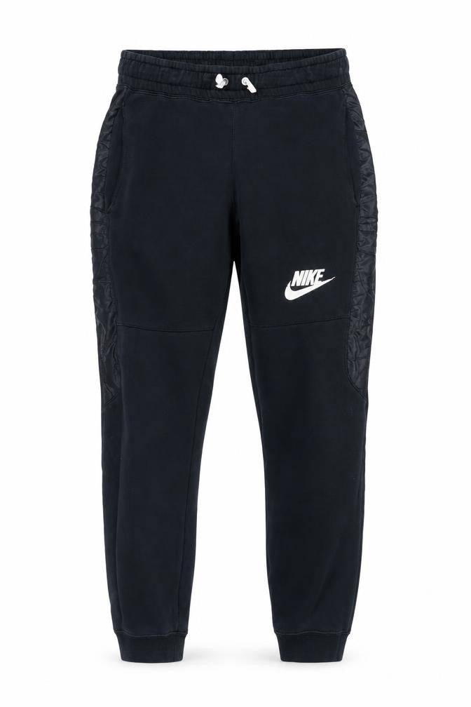 Nike Men's Black Small Jogger Sweatpants with Side Panels