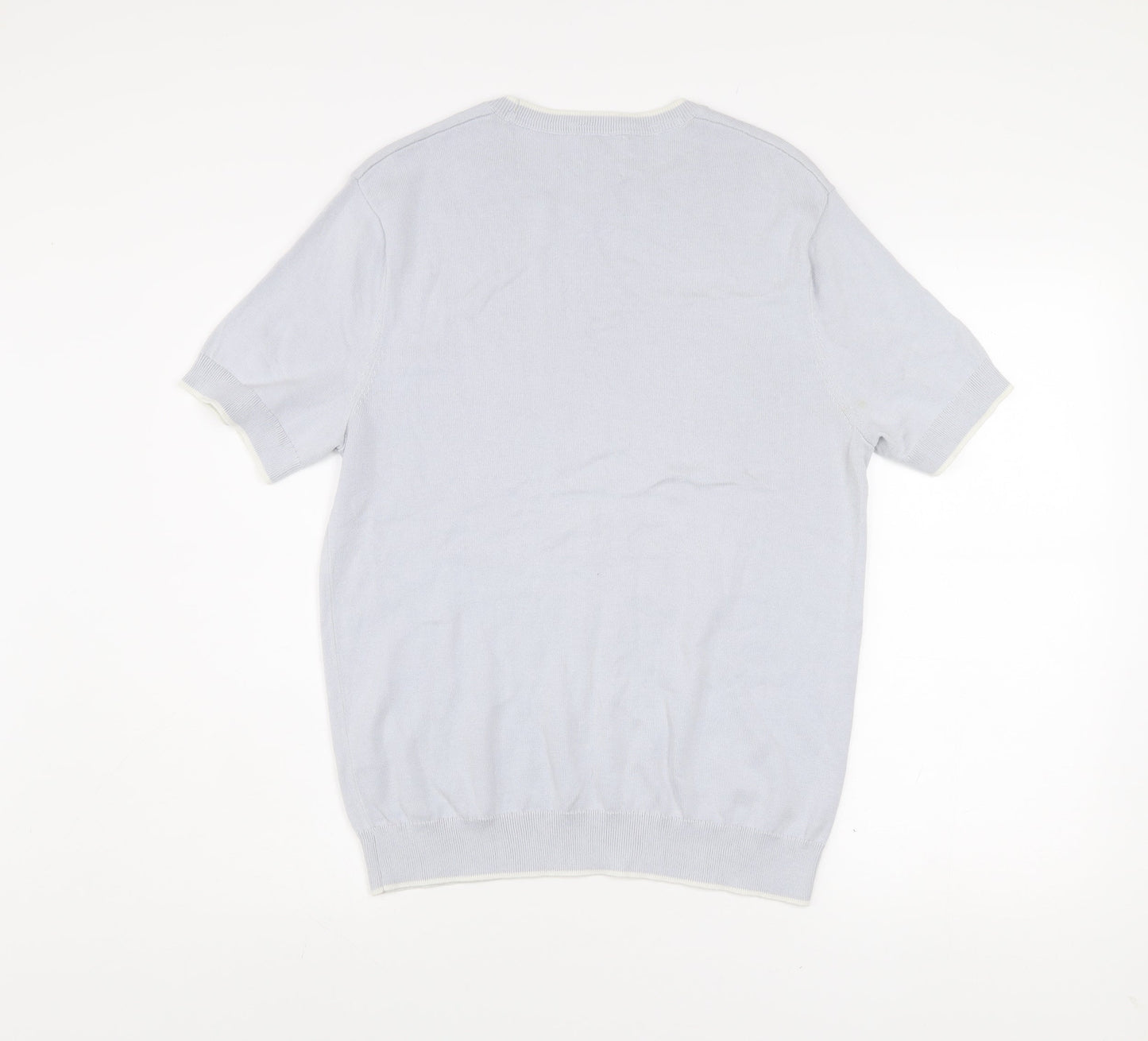Kin Men’s Blue Cotton Short Sleeve Knit Top Size M