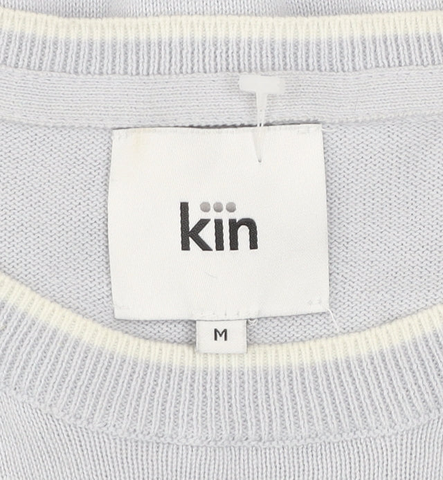 Kin Men’s Blue Cotton Short Sleeve Knit Top Size M