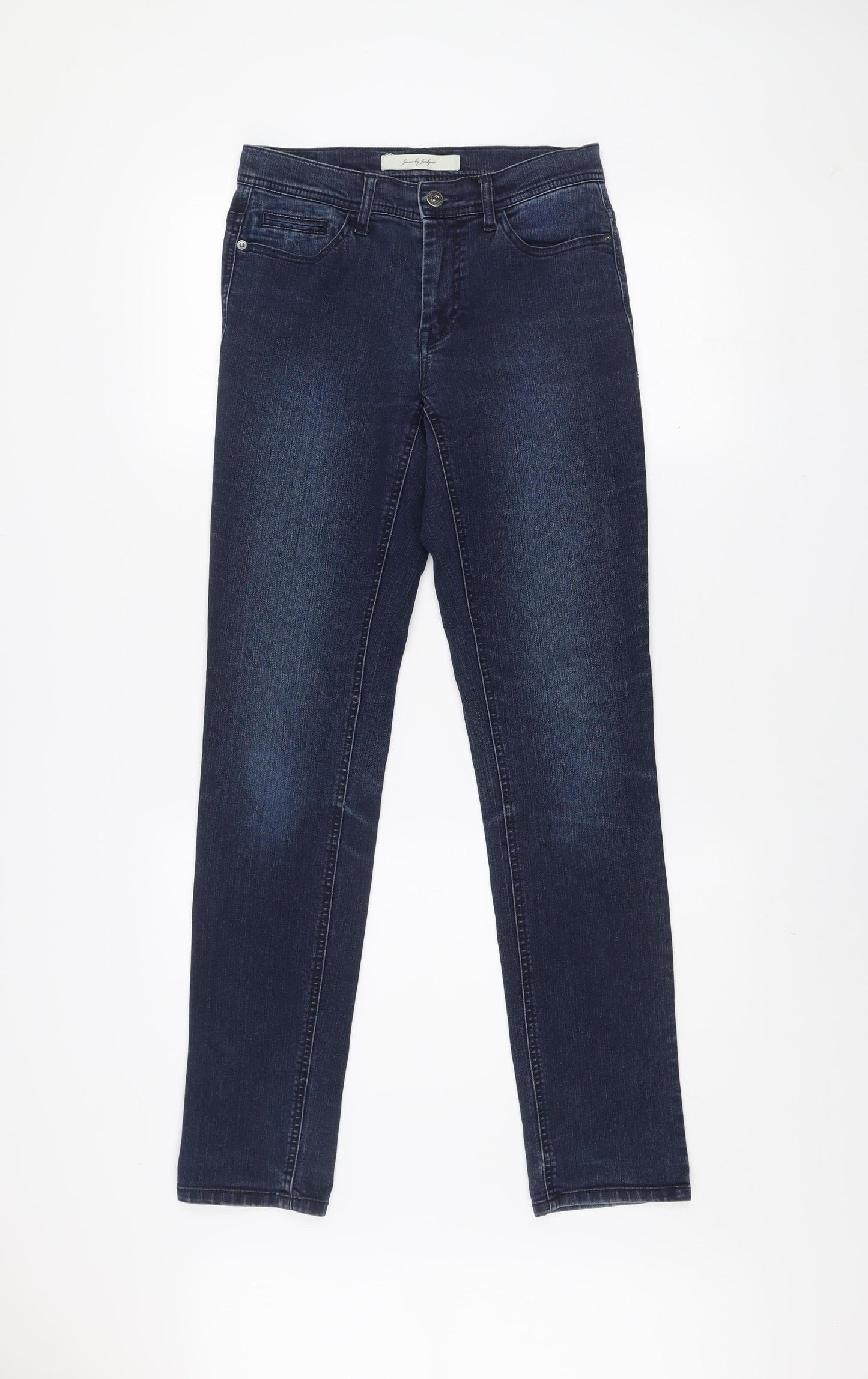 Jeans by Jackpot Men's Blue Straight Slim Fit Denim Jeans 27x32