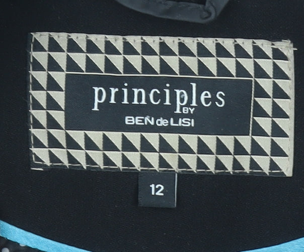 Principles by Ben de Lisi Black Women's Tailored Suit Jacket Size 12