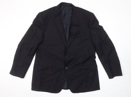 Marks and Spencer Autograph Men's Navy 44 Regular Wool Blazer Jacket