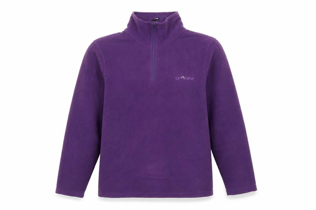 Granite Outdoors Women's Purple Fleece Pullover Sweatshirt Size M