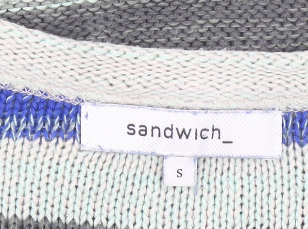 Sandwich Women’s Multicoloured Striped Cotton Jumper Size S