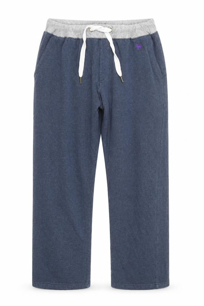 John Partridge Men’s Blue Sweatpants L Regular Fit Drawstring Cotton Blend