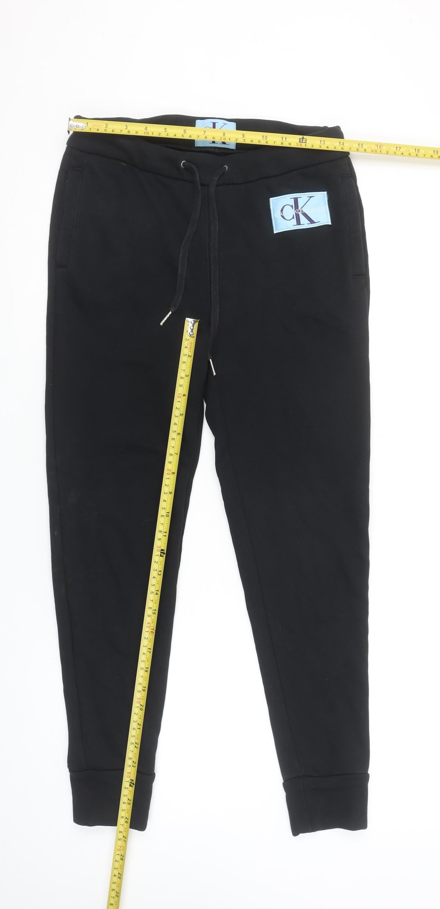Calvin Klein Jeans Womens Black XS Jogger Sweatpants