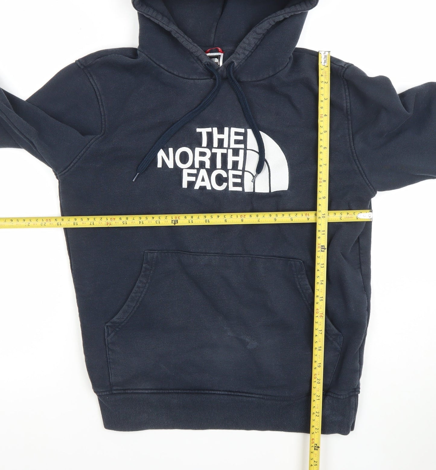 The North Face Mens Navy Blue Pullover Hoodie Size S Regular Fit