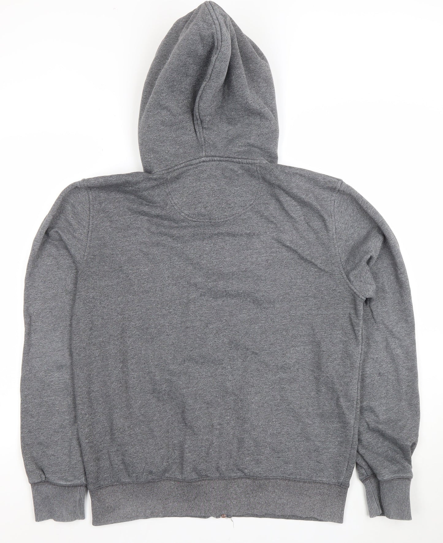 SoulCal & Co Grey Full Zip Hoodie Womens L Casual Cotton Blend