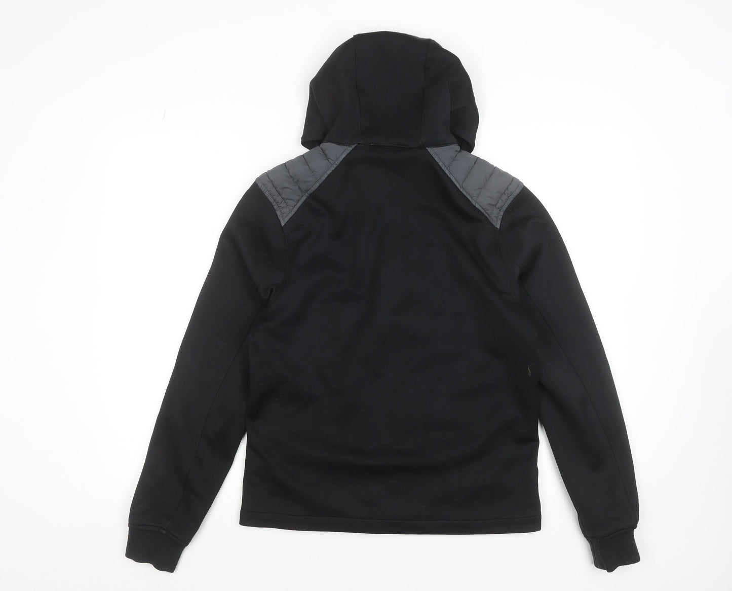 Next Men's Grey Softshell Hooded Puffer Jacket Size S 36-38" Regular Fit