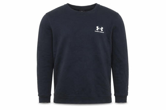 Under Armour Men's Black Crew Neck Pullover Sweatshirt Size S