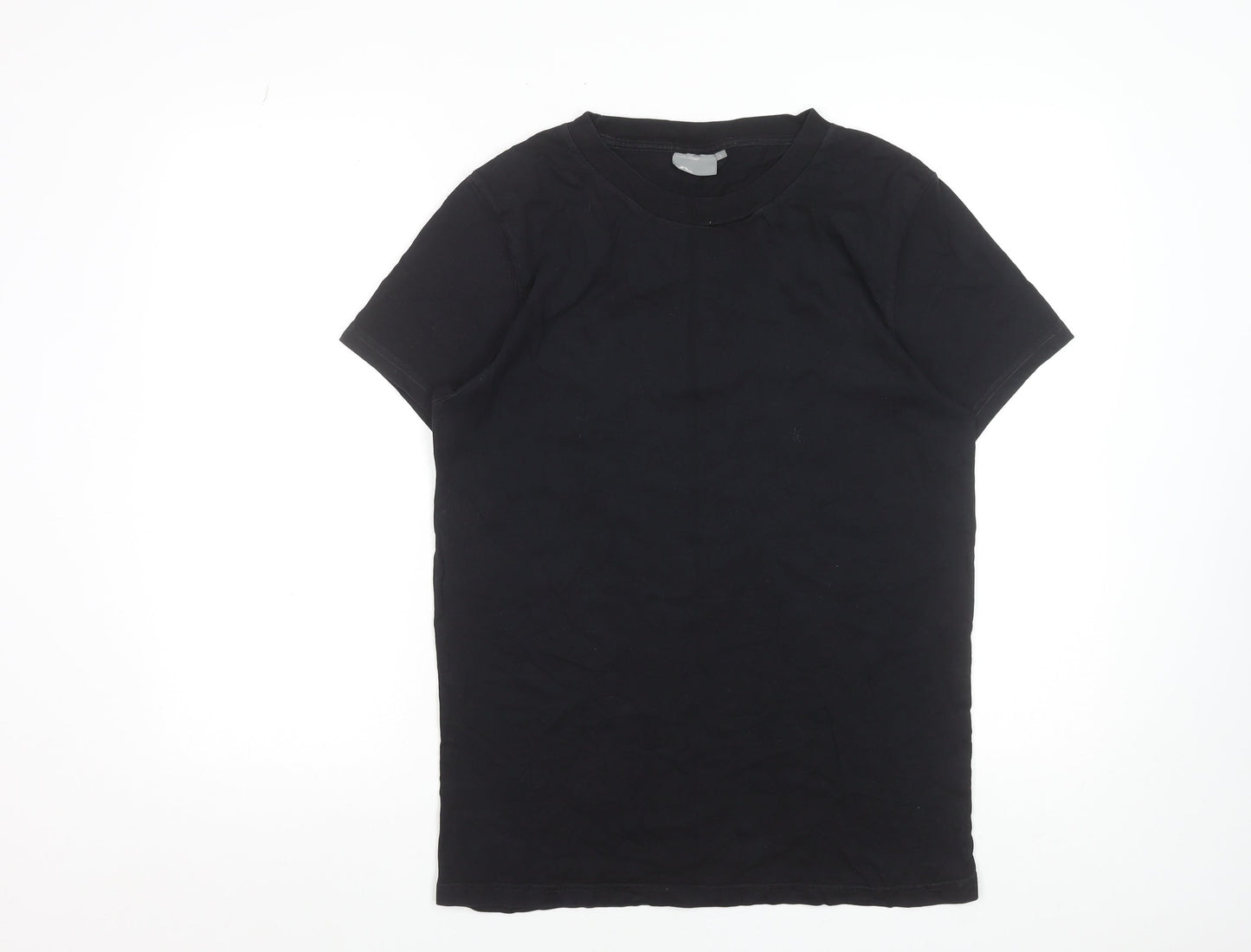 J.Lindeberg Men's Black Cotton Crew Neck T-Shirt L