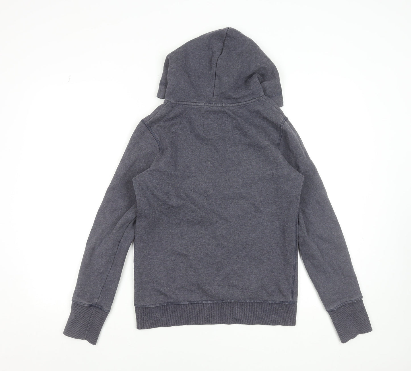 Luperdry Sport Womens Grey Sequin Logo Hoodie Size S Cotton Blend