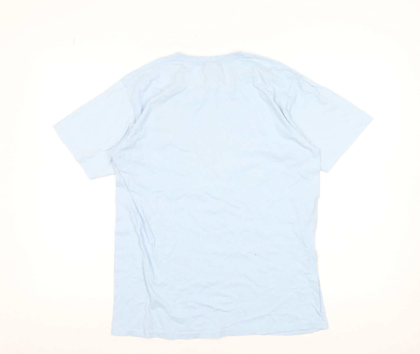 Gildan Women’s Blue SFC Embroidered Cotton Sports T-Shirt L