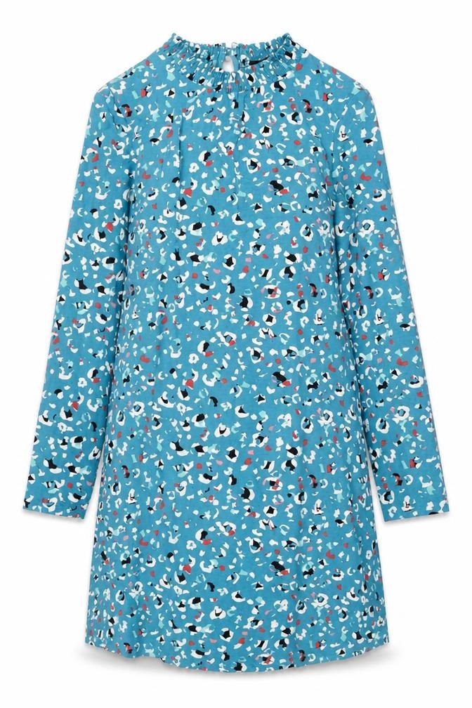 Marks & Spencer Women Blue Animal Print Shift Dress Size 12
