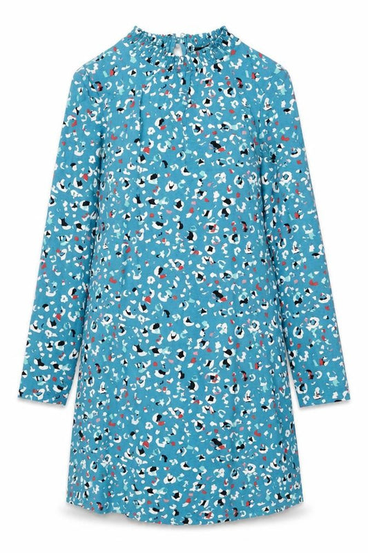 Marks & Spencer Women Blue Animal Print Shift Dress Size 12