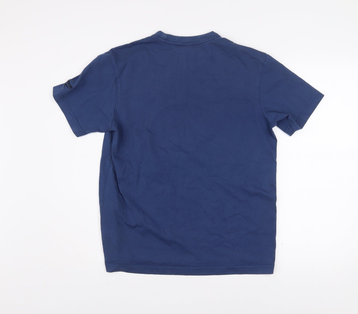 Reebok Men's Blue Graphic Outdoor Quote T-Shirt Size M