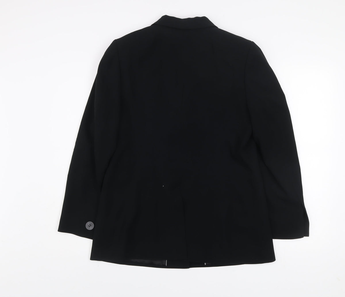 Planet Women’s Black Long Blazer Jacket Size M Classic Workwear