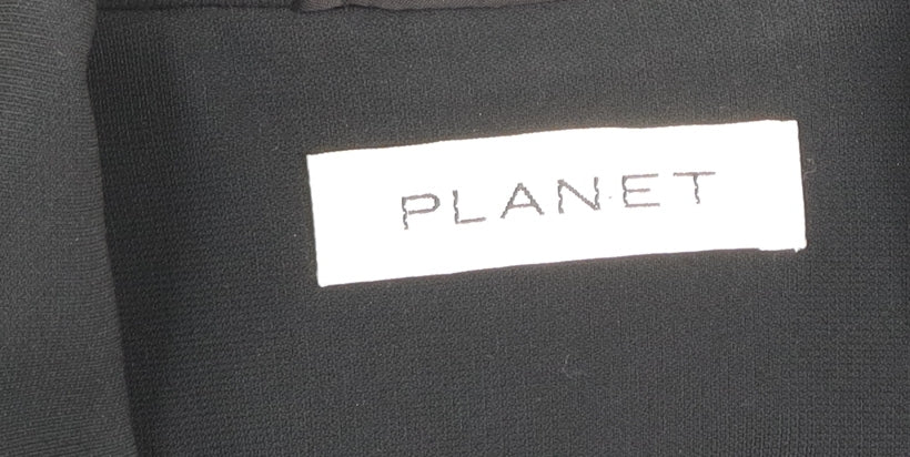 Planet Women’s Black Long Blazer Jacket Size M Classic Workwear