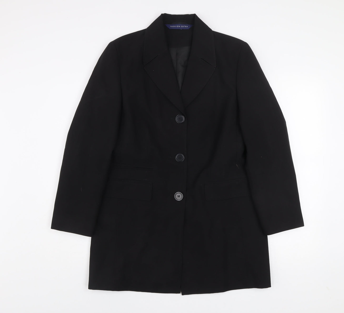 Fashion Extra Women's Black Classic Blazer Size 12