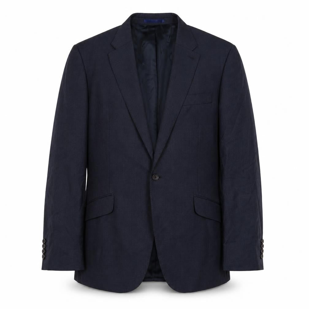 Next Italia Men's Blue 44R Wool Blend Single-Breasted Blazer
