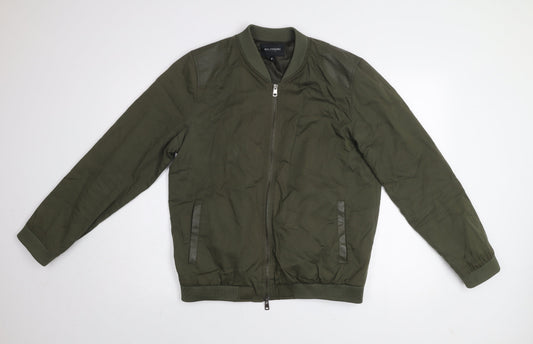 Bolongaro Trevor Men's Green Bomber Jacket Size M Full Zip Casual