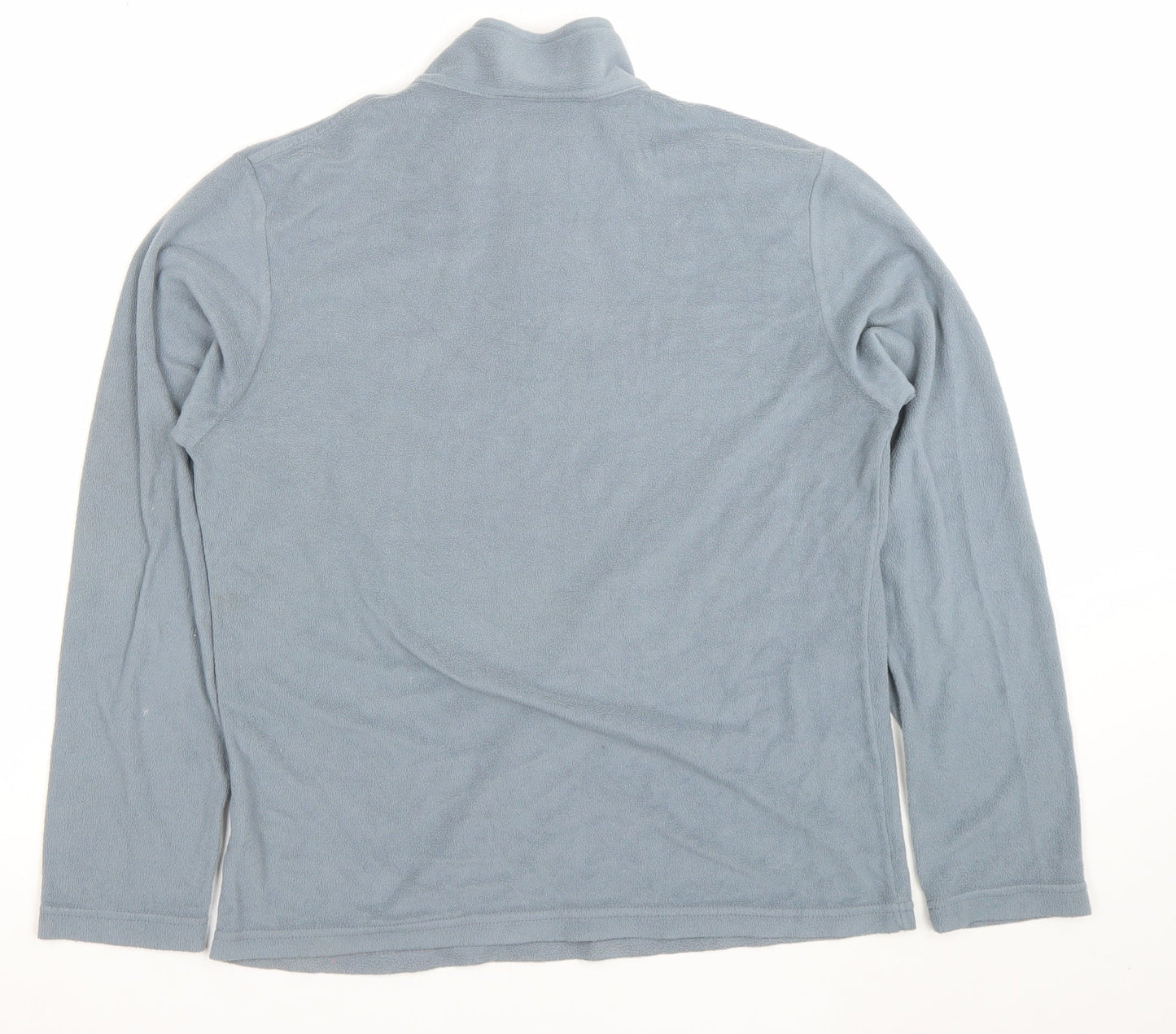 Fila Women Blue 1/2 Zip Fleece Pullover Sweatshirt Size 12