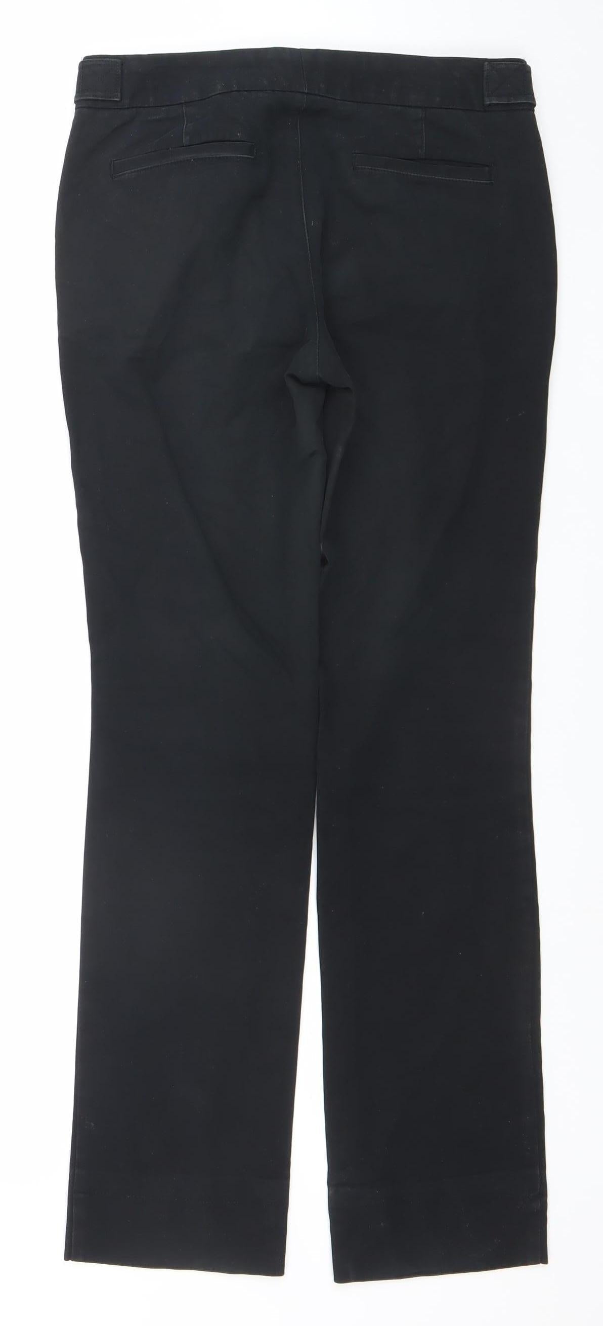 GAP Women’s Black Stretch Chino Trousers Size 6 Slim Fit