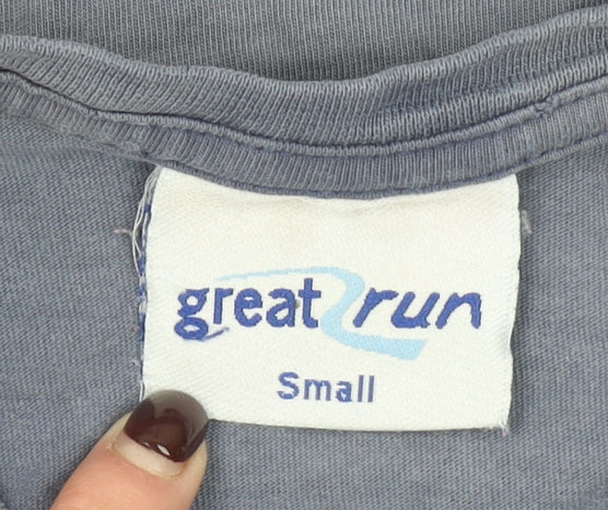 Great Run Men's Blue 2007 Great North Run T-Shirt Small 100% Cotton