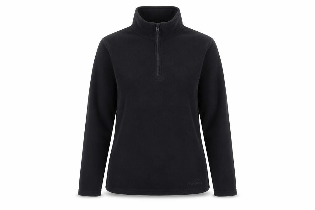 Peter Storm Womens Black Fleece Pullover Sweatshirt Size 12