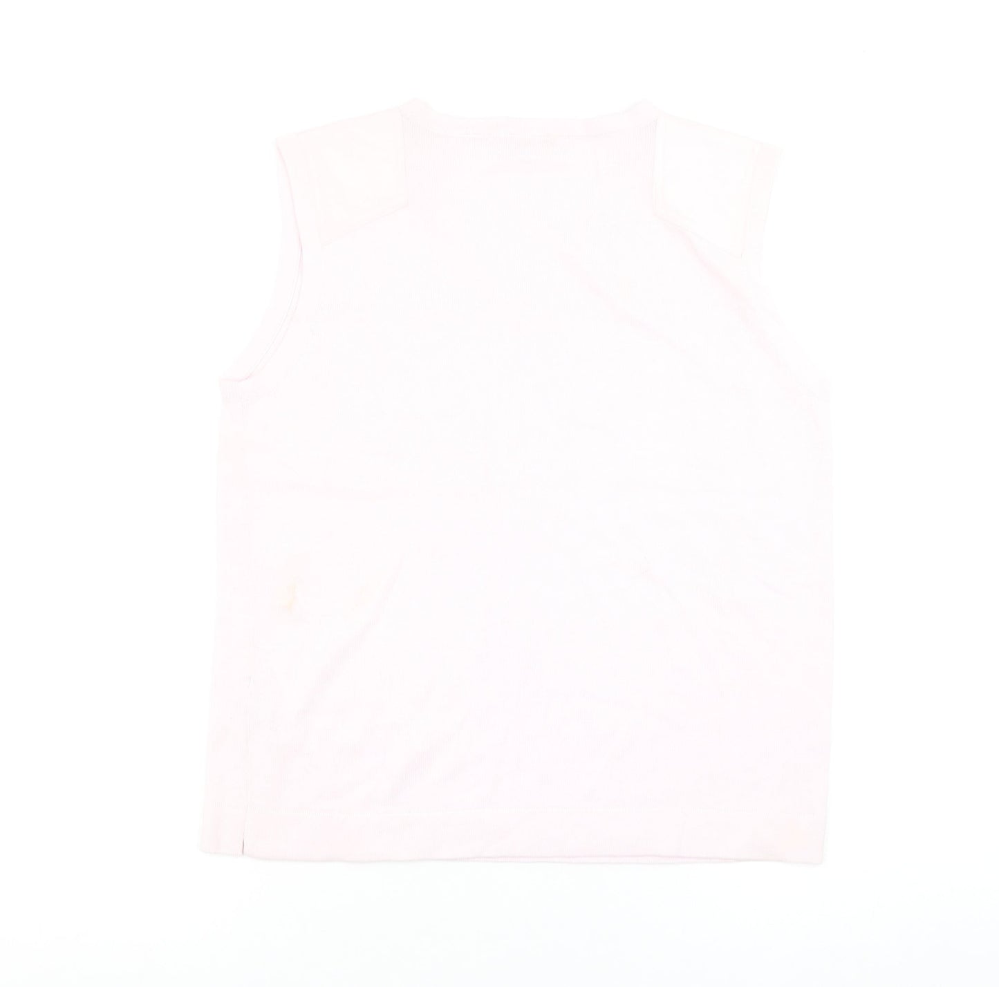 Daily Sports Women’s Pink V-Neck Sleeveless Knit Tank Top M