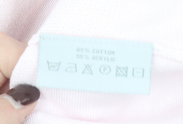 Daily Sports Women’s Pink V-Neck Sleeveless Knit Tank Top M