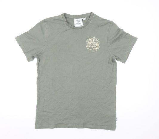 TOG24 Women's Green Cotton Whitby T-Shirt Size S Casual Top