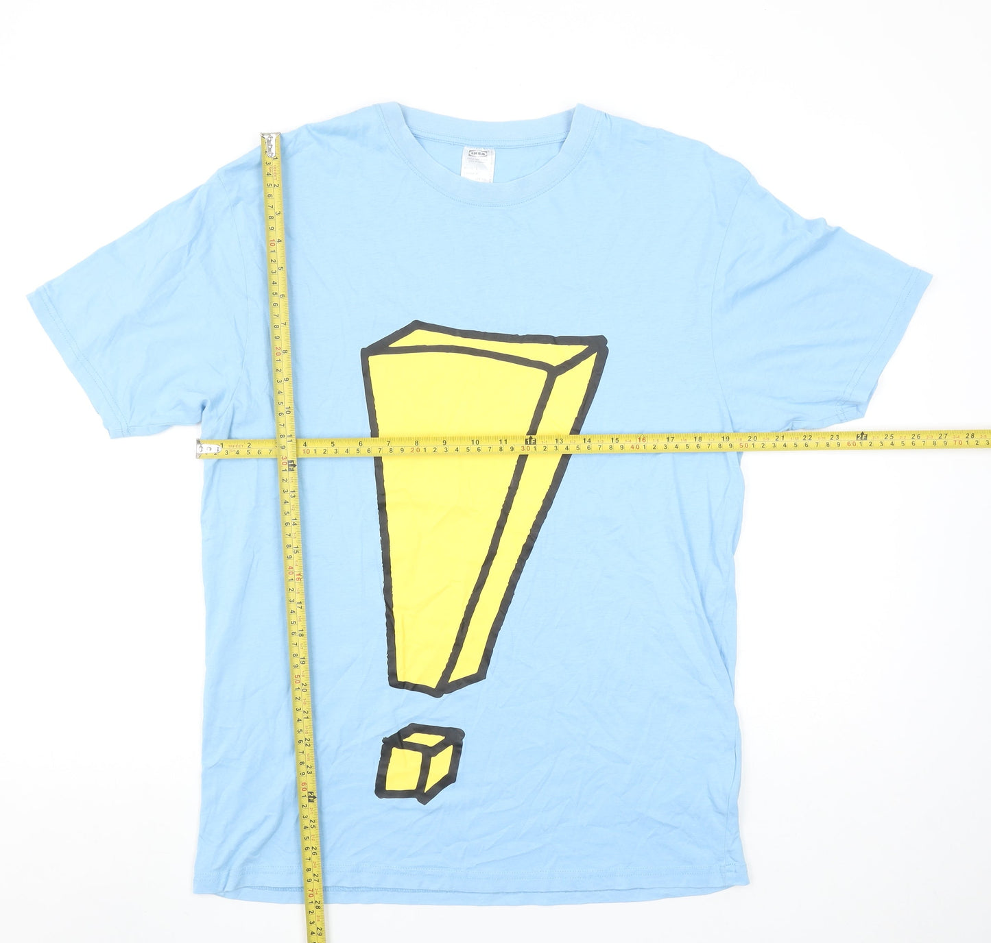 IKEA Men’s Blue Graphic Print Cotton T-Shirt Size L