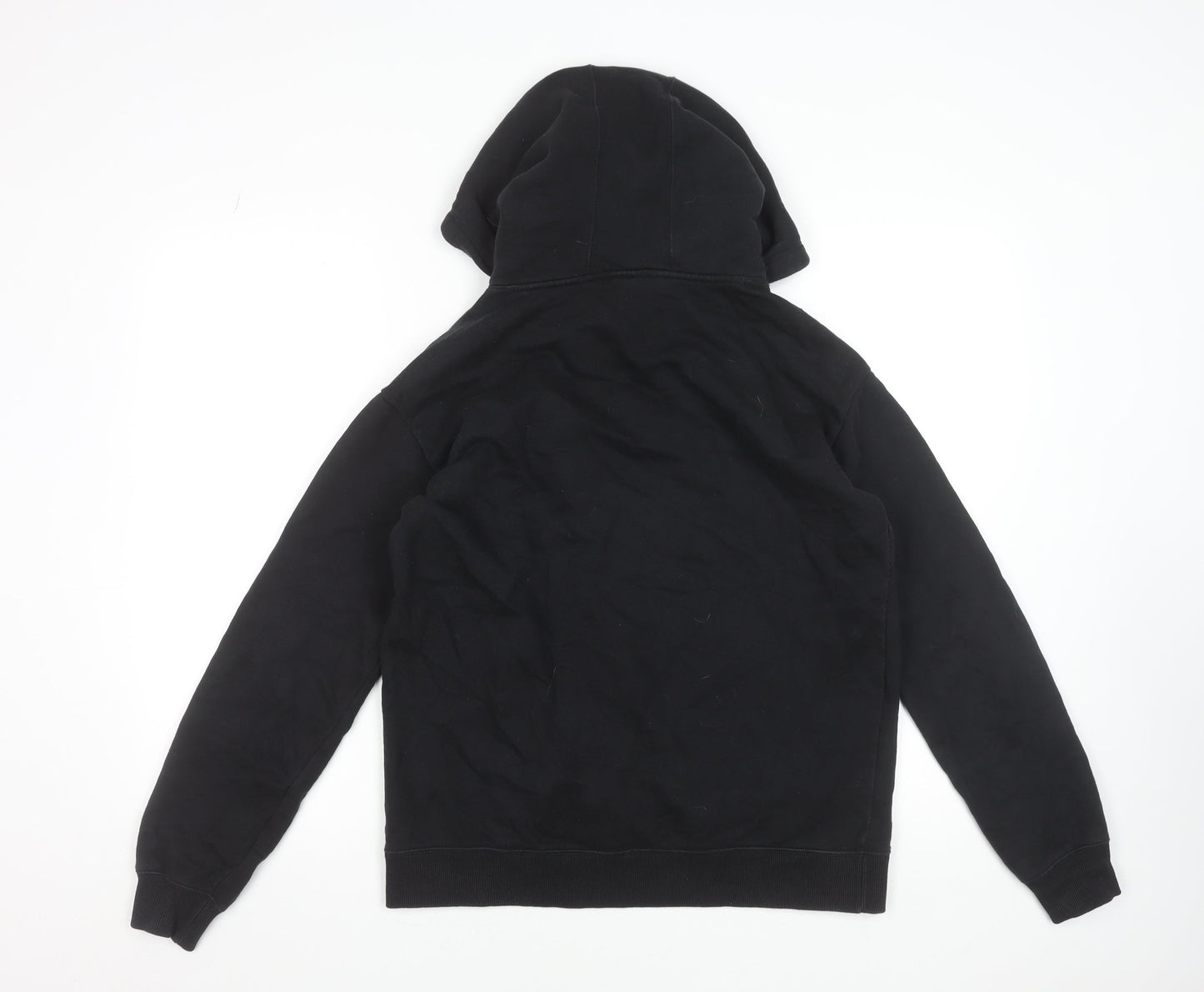 Champion Men's Black Small Pullover Hoodie with Embroidered Logo