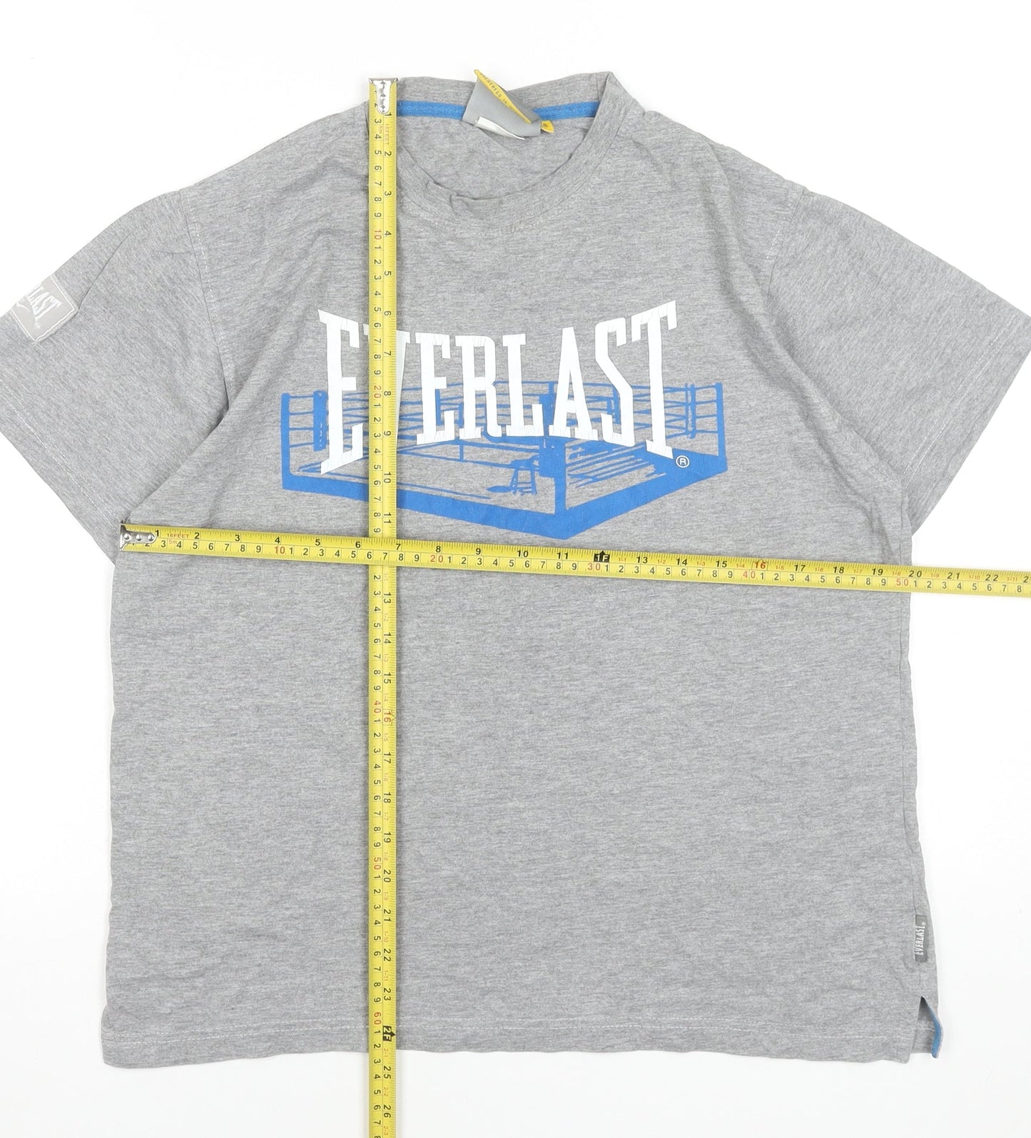 Everlast Men’s Grey Short Sleeve Crew Neck Sports T-Shirt Size S