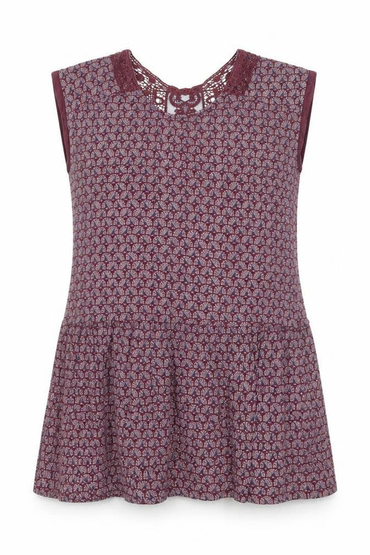 Marks & Spencer Women’s Purple Viscose Crochet Trim Shift Dress Size 14