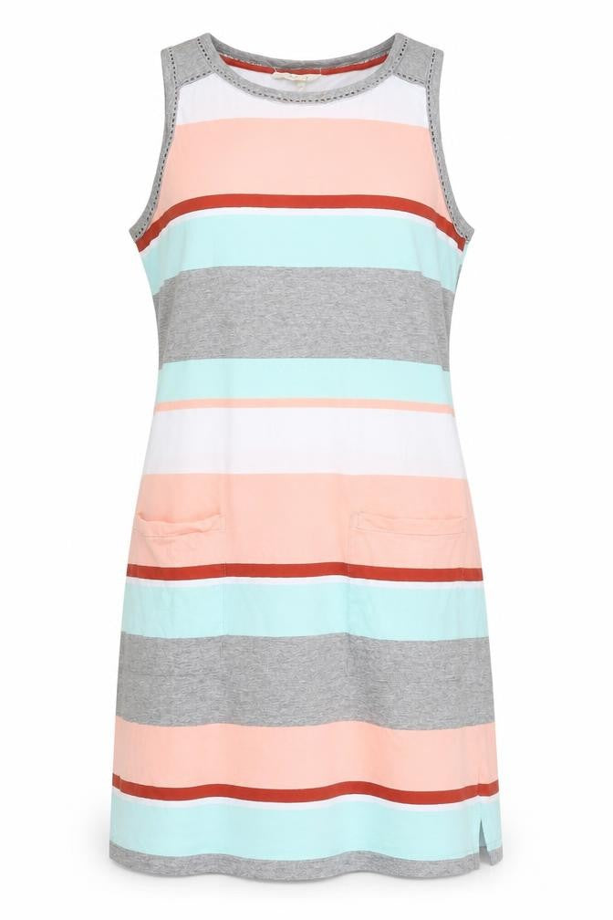 White Stuff Women’s Multicoloured Size 12 Sleeveless Tank Dress