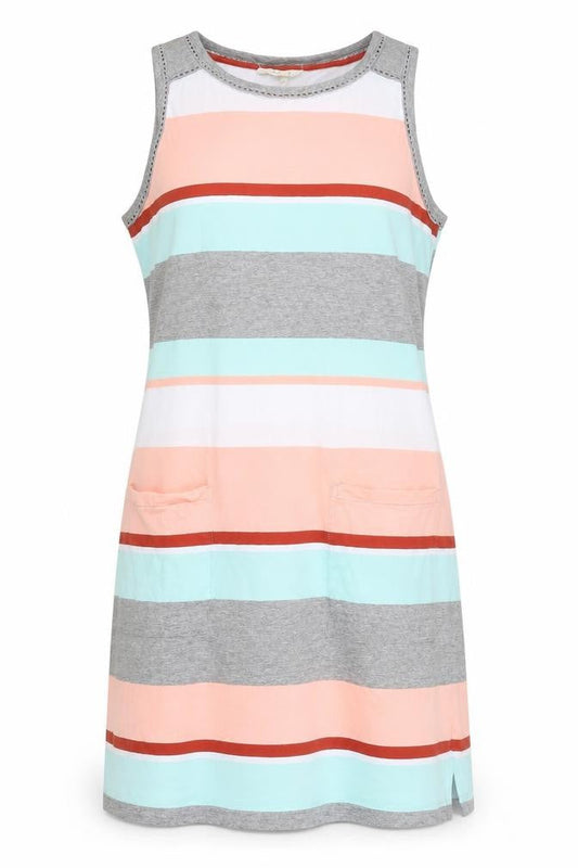 White Stuff Women’s Multicoloured Size 12 Sleeveless Tank Dress