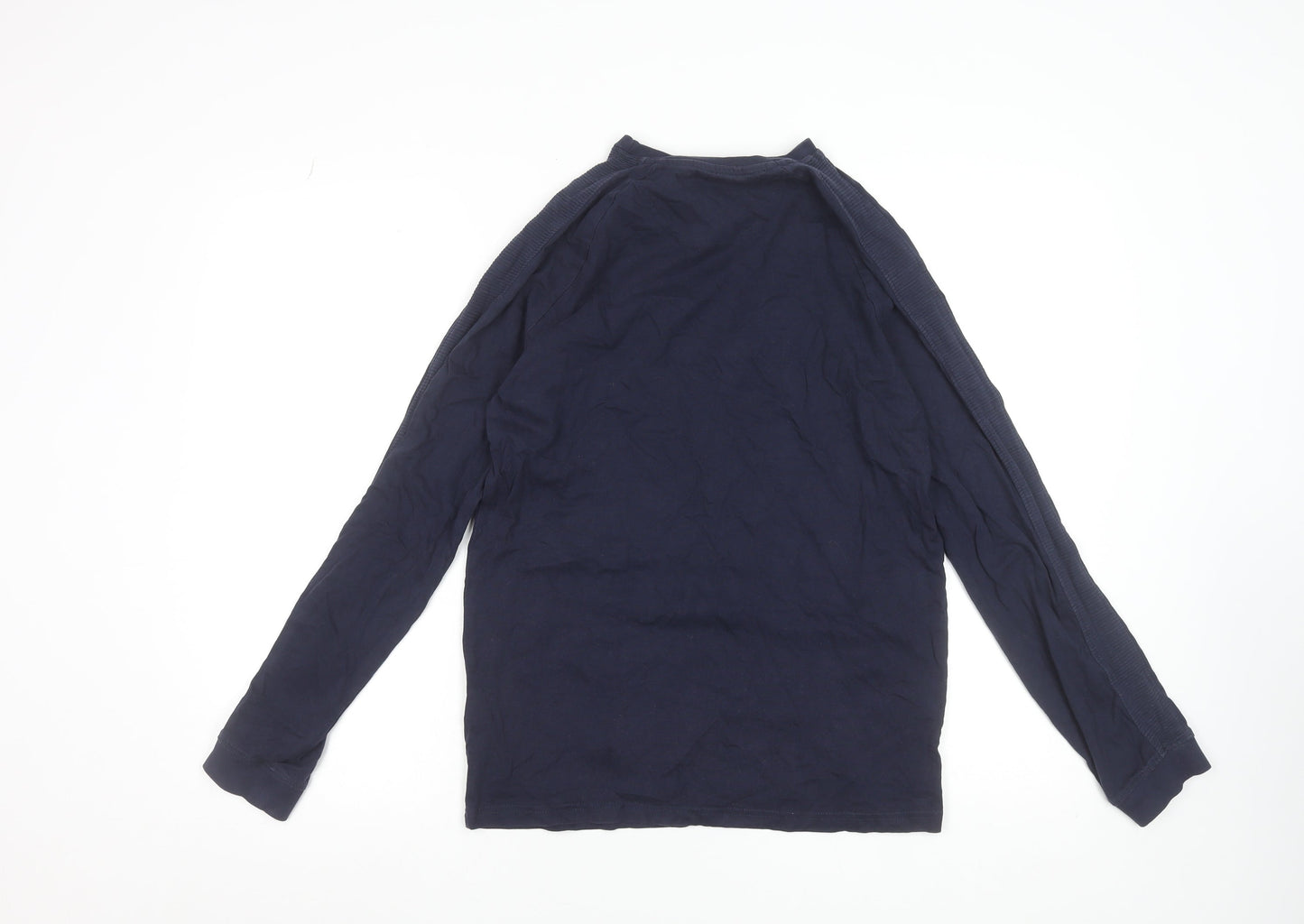 Lyle & Scott Junior Boys Blue Long Sleeve Cotton Logo T-Shirt 15-16 Years