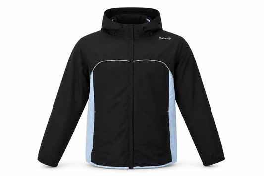 Kalenji Men's Black Lightweight Windbreaker Hooded Running Jacket Size S