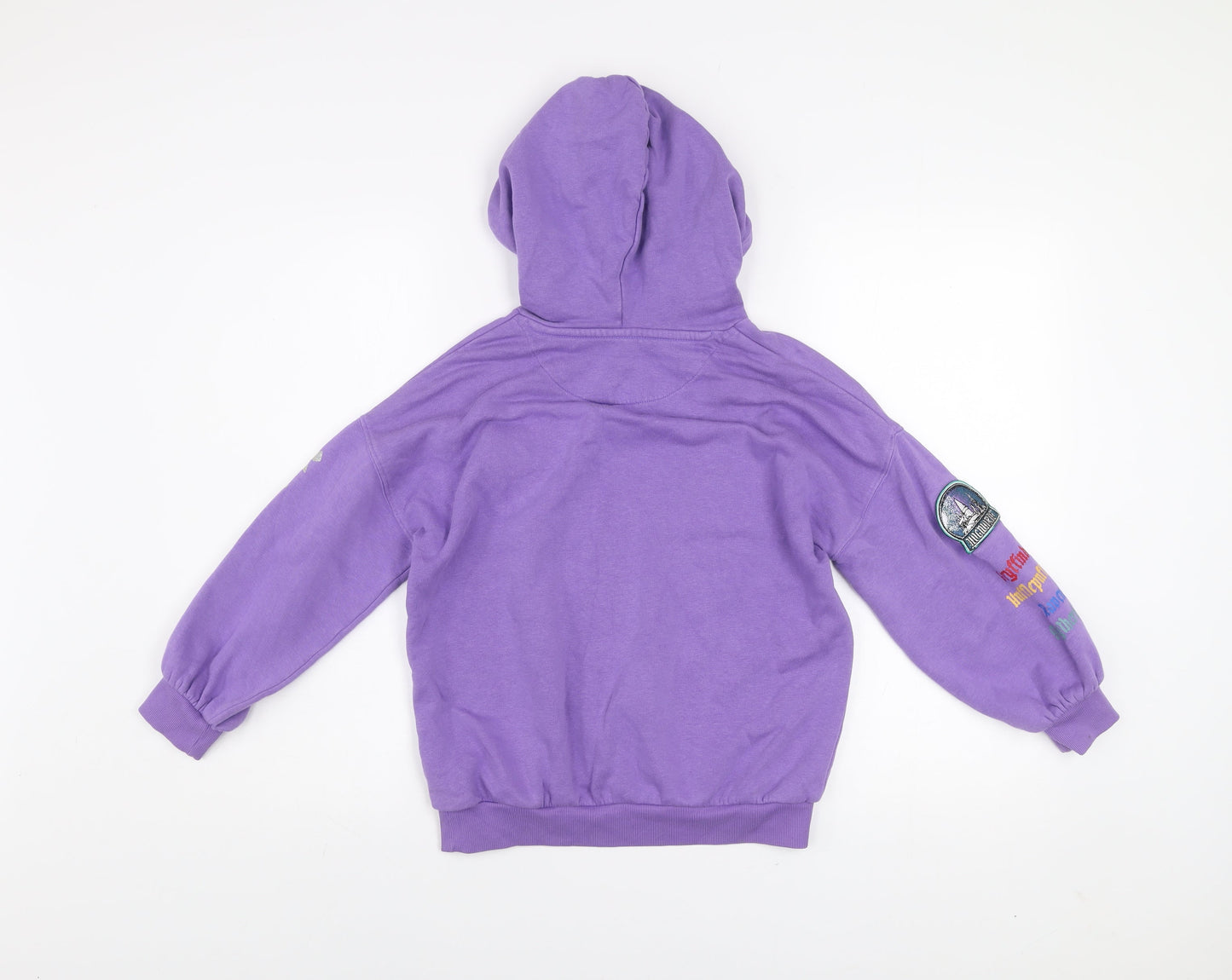 Marks and Spencer Girls Purple Harry Potter Pullover Hoodie 8-9 Years