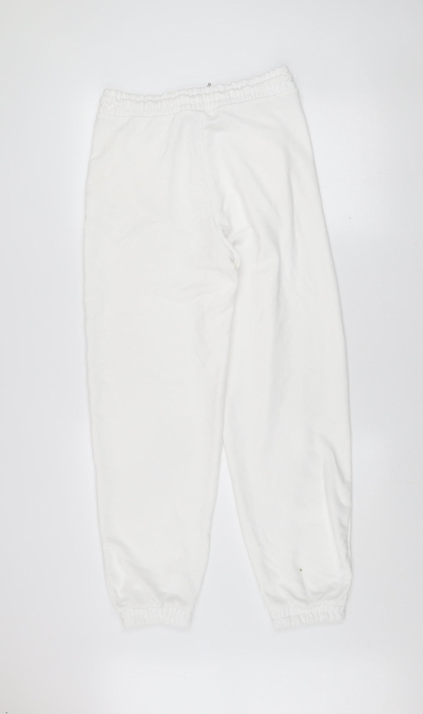 Stradivarius Women’s White Jogger Sweatpants Size 14 Relaxed Fit