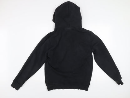 Jack Wills Men’s Black Pullover Hoodie Small Logo Fleece Sweatshirt