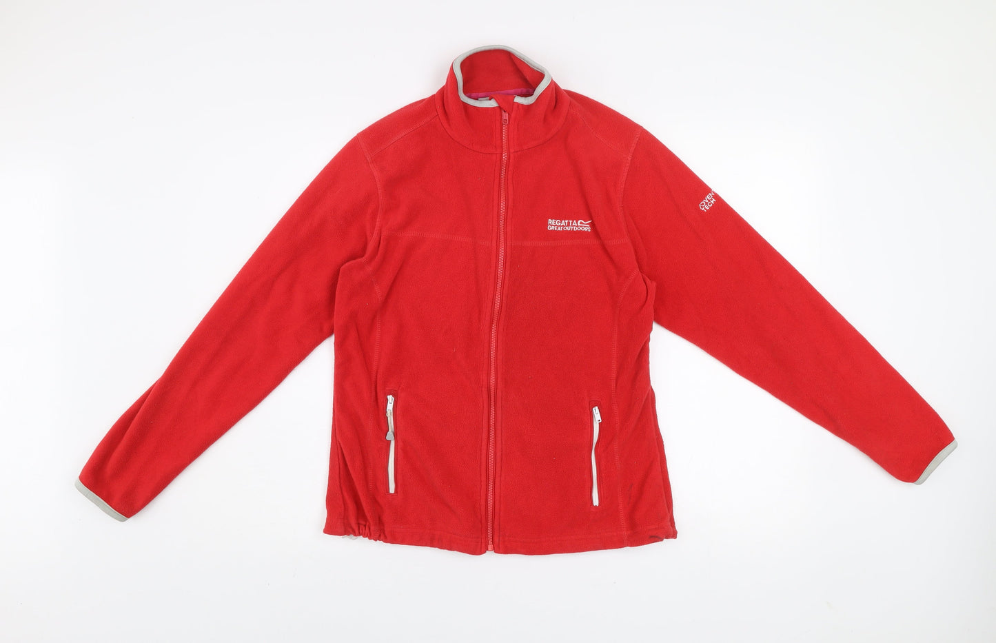 Regatta Great Outdoors Red Full Zip Fleece Jacket UK 10 Women’s