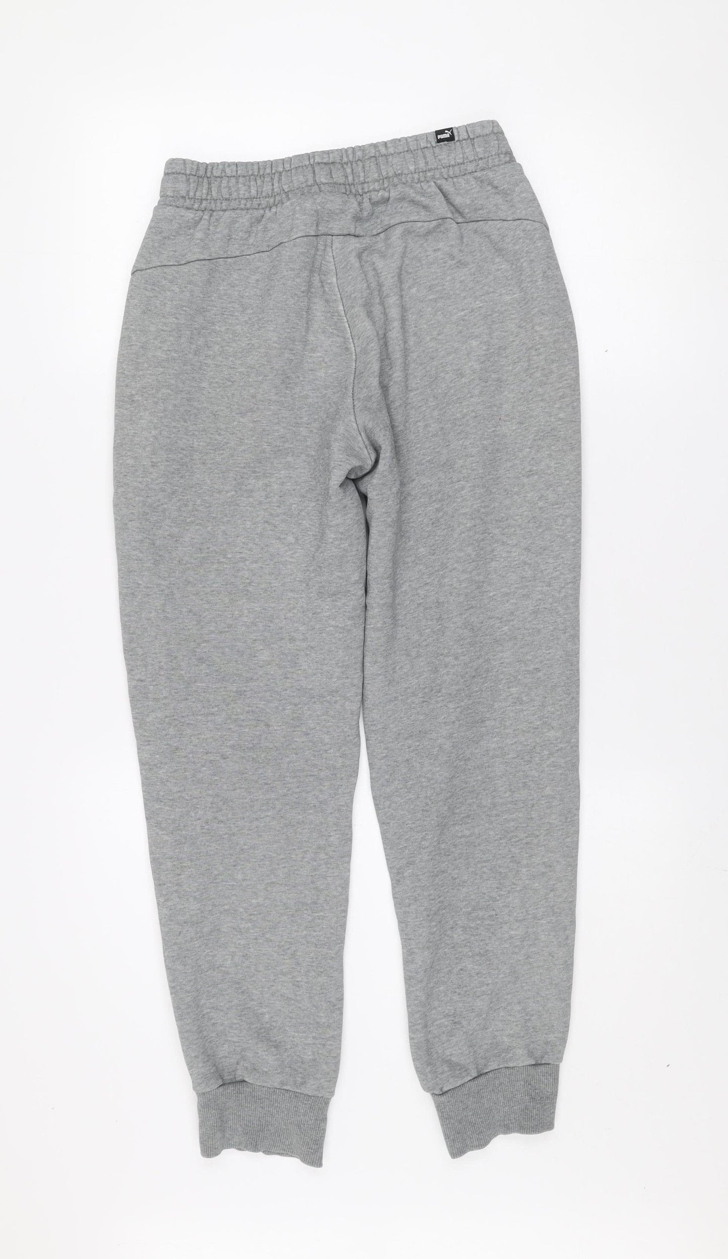 Puma Men's Grey Jogger Sweatpants Size S Stretch Cotton Blend