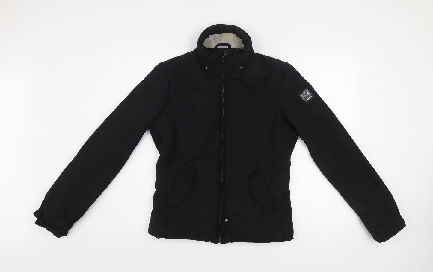 Murphy&Nye Women's Black Softshell Bomber Jacket Size S