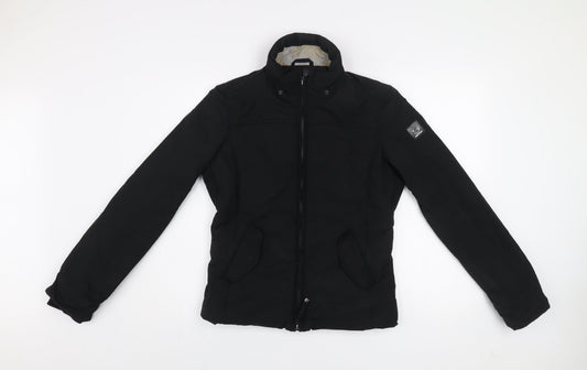 Murphy&Nye Women's Black Softshell Bomber Jacket Size S