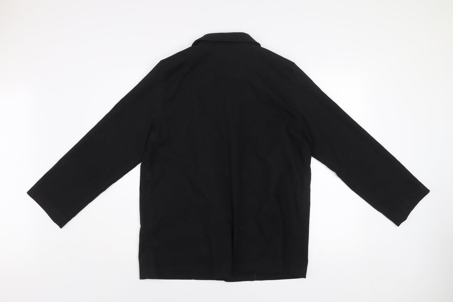 Monki Unisex Black Cotton Blazer Jacket Medium Classic Fit