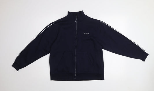 LA Gear Women's Blue Full Zip Fleece Jacket Size 14